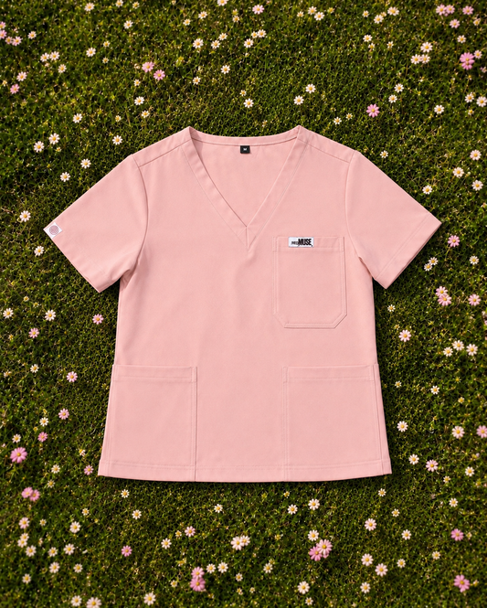 THE MUSE SCRUB TOP